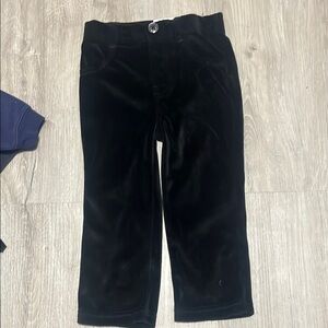 Garanimals Black Velvet Pants 24M
